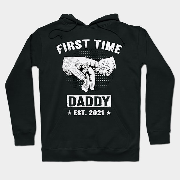 Father's Day 2021 First Time Daddy 2021 Happy Father's Day 2021 Hoodie by Charaf Eddine